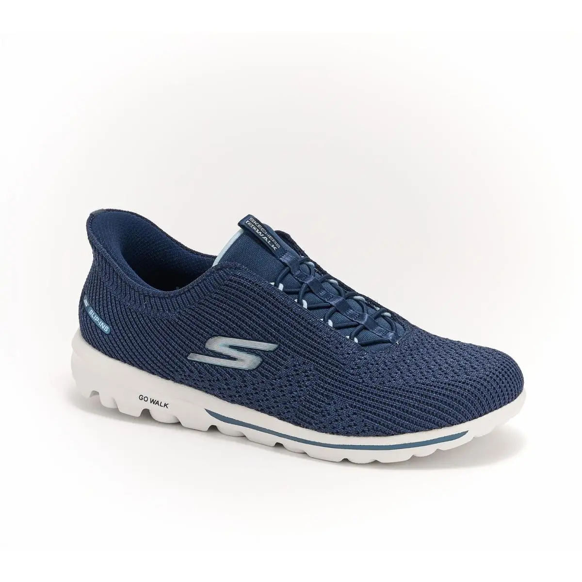 Skechers Slip-ins GO Walk Travel Washable Bungee Shoes - Aurelie Navy 7/M