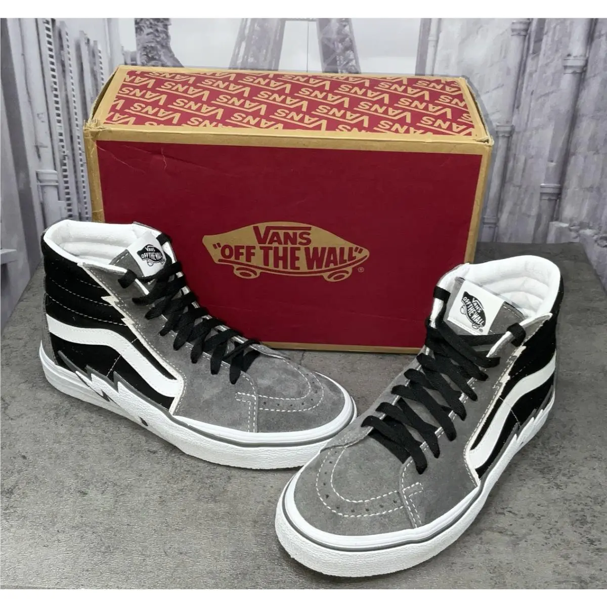 Vans shoes - Vans Ski-Hi Bolt - Bolt - VN0A5JIVPBQ - Black,gray,white (UPC: 0192828923514) 0