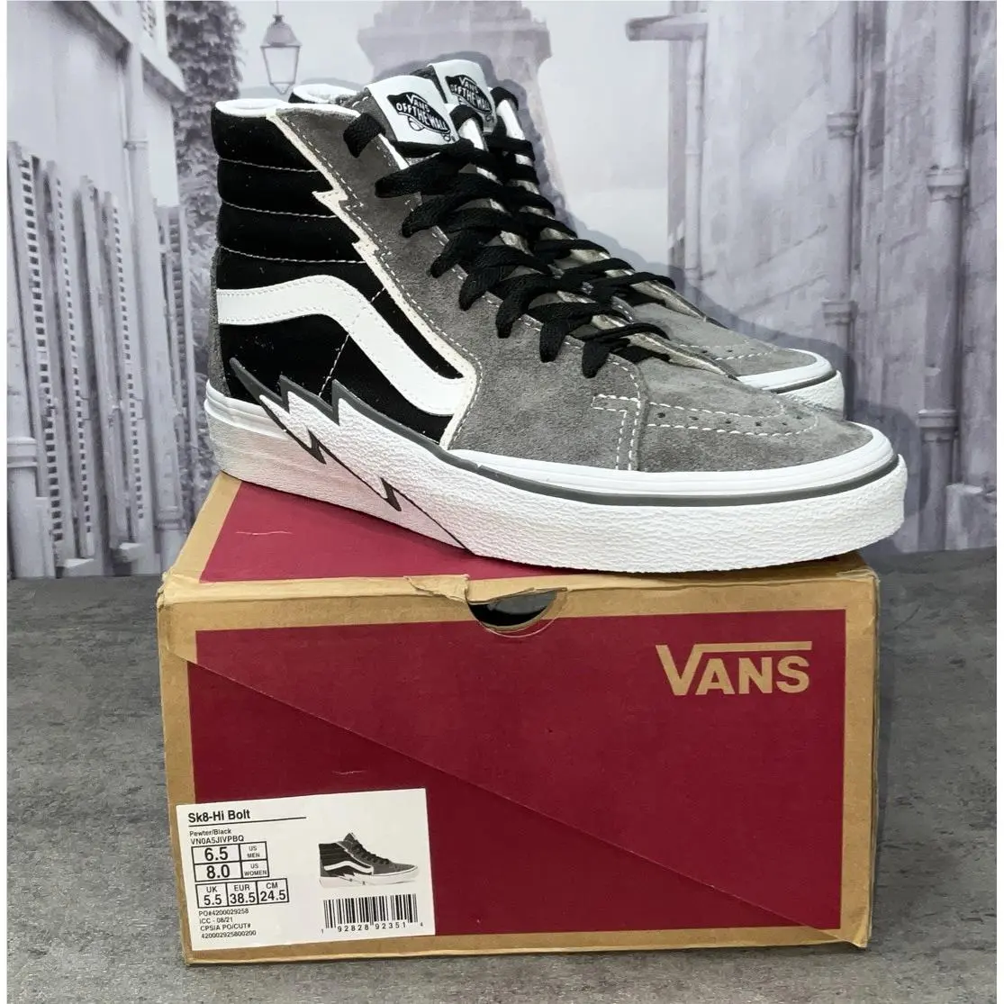 Vans shoes - Vans Ski-Hi Bolt - Bolt - VN0A5JIVPBQ - Black,gray,white (UPC: 0192828923514) 1
