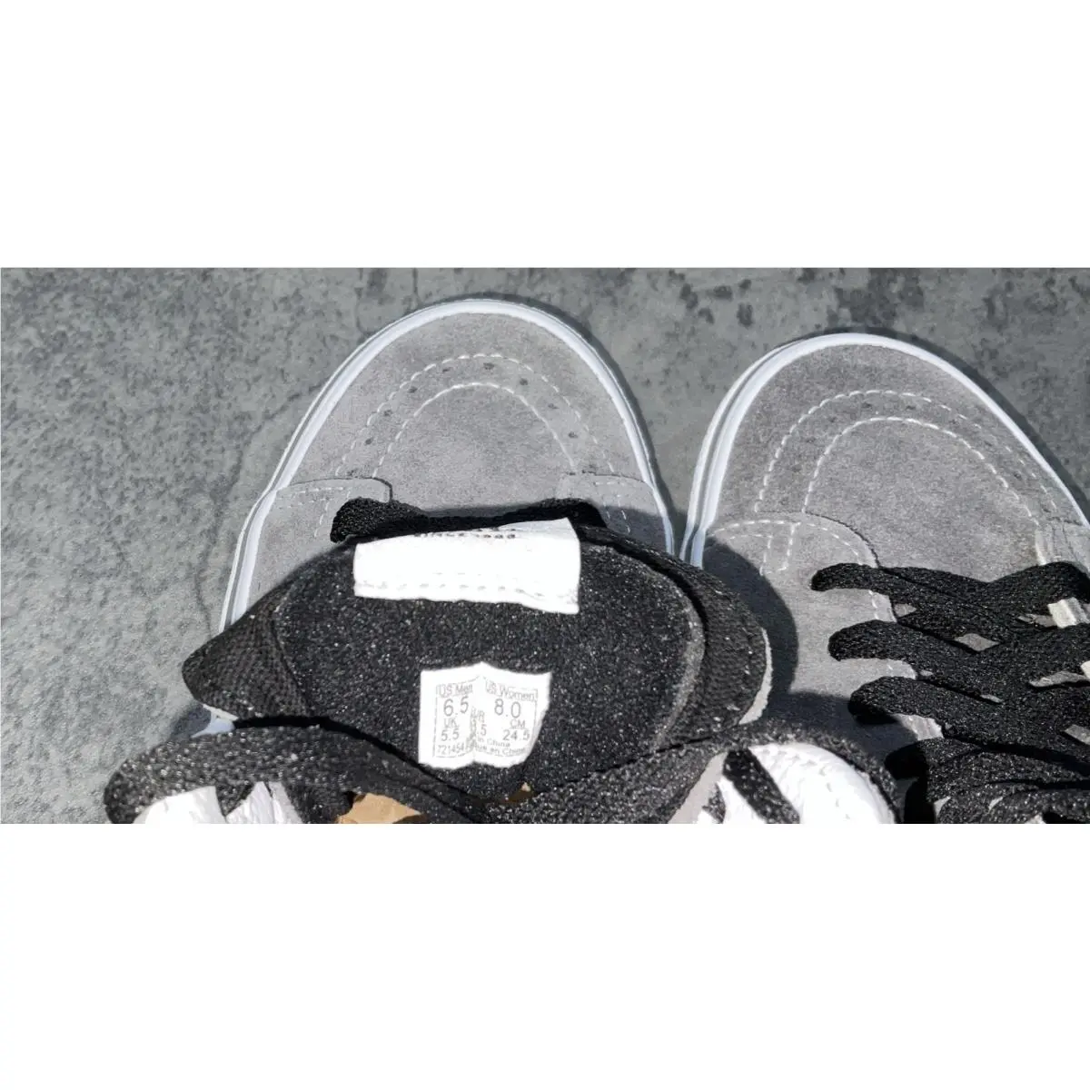 Vans shoes - Vans Ski-Hi Bolt - Bolt - VN0A5JIVPBQ - Black,gray,white (UPC: 0192828923514) 7