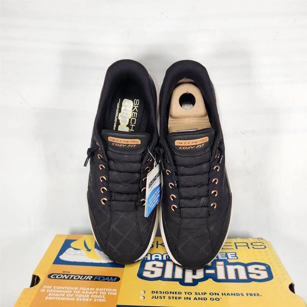 Skechers shoes - SKECHERS Contour Foam Golden Hour - Black 1