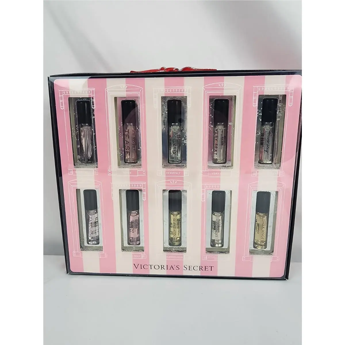 Vhtf Victoria`s Secret Edp Holiday Gift Set of 10 Mini Perfumes Eau de Parfum