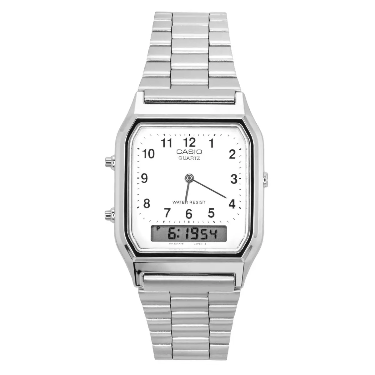 Vintage Analog-digital Alarm Dual Time Calendar AQ-230A-7BMQ Unisex Watch by Casio