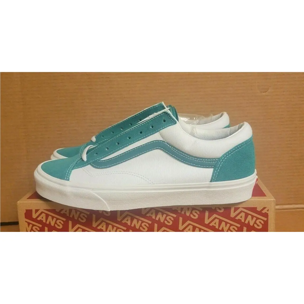 Vans shoes - Vans Style 36 - Style - (Classic Sport) Cadmium Green/True White (UPC: 195440327739) 3