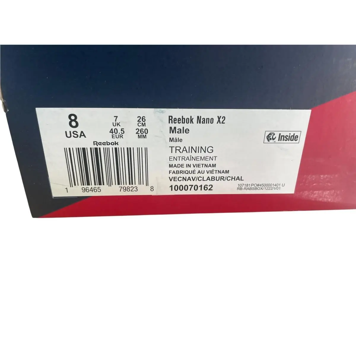 Reebok shoes - Nano X2 - Nano - 100070162 - Blue (UPC: 196465798238) 7