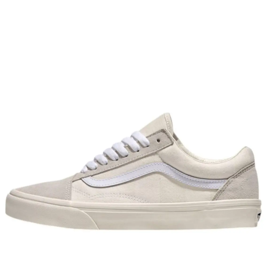 Vans Men`s 10 Old Skool Monocheckerboard White Low Top Sneaker