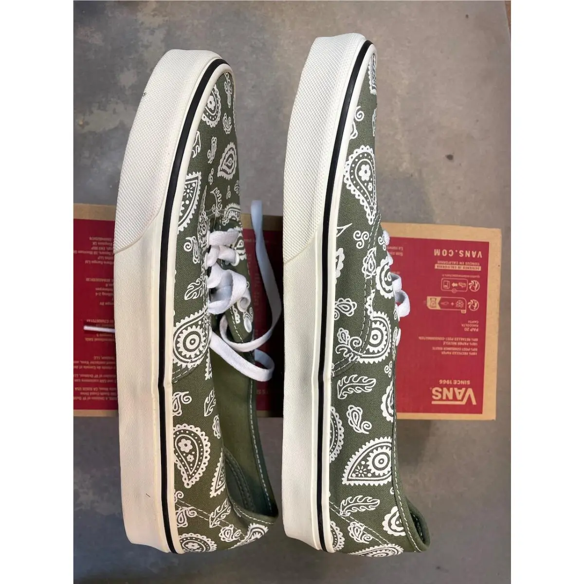 Vans shoes - VANS Authentic - Authentic - VN000BW5OLV - Green 2