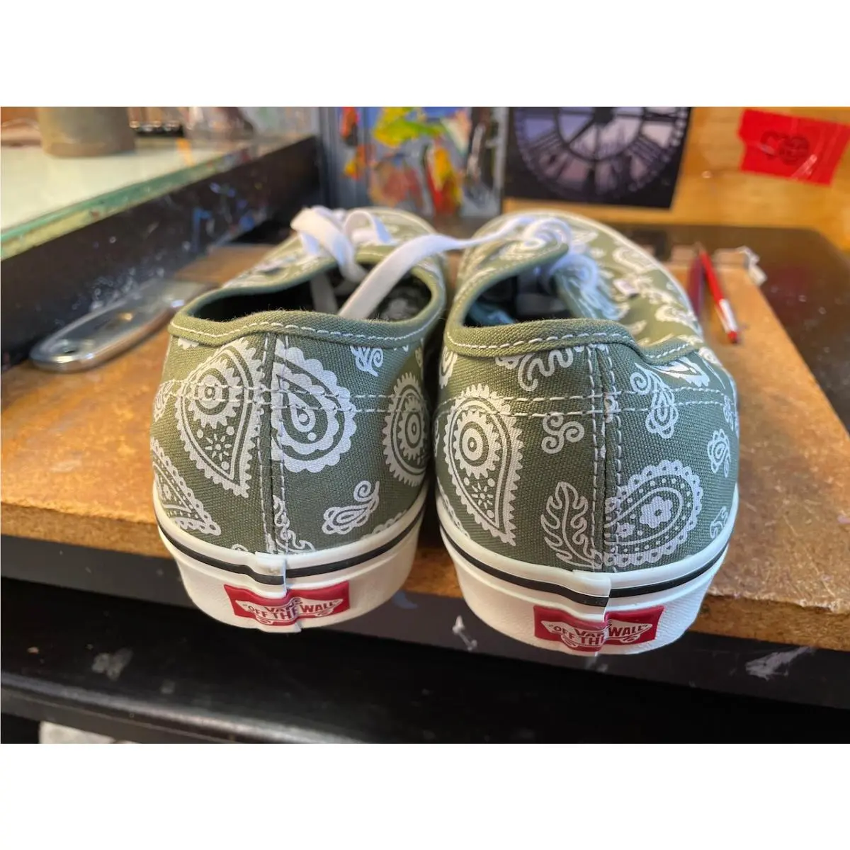 Vans shoes - VANS Authentic - Authentic - VN000BW5OLV - Green 3
