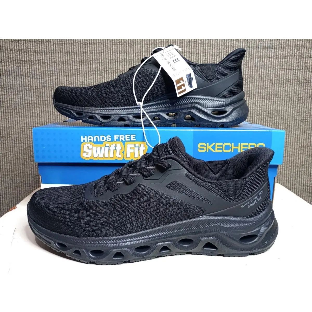 Skechers Men`s Glide Step Sneaker US 11 Hands Free Swift Fit Memory Foam Insole