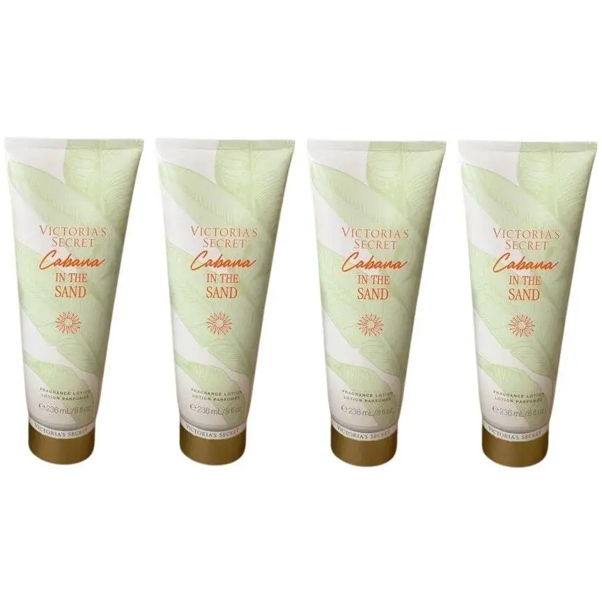 4x Victoria’s Secret Cabana IN The Sand Fragrance Body Lotion Cream 8 oz