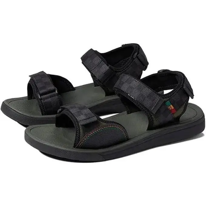 Vans Tri-lock Sandal VN000E7XBKA in Checkerboard Black Size 13 Men
