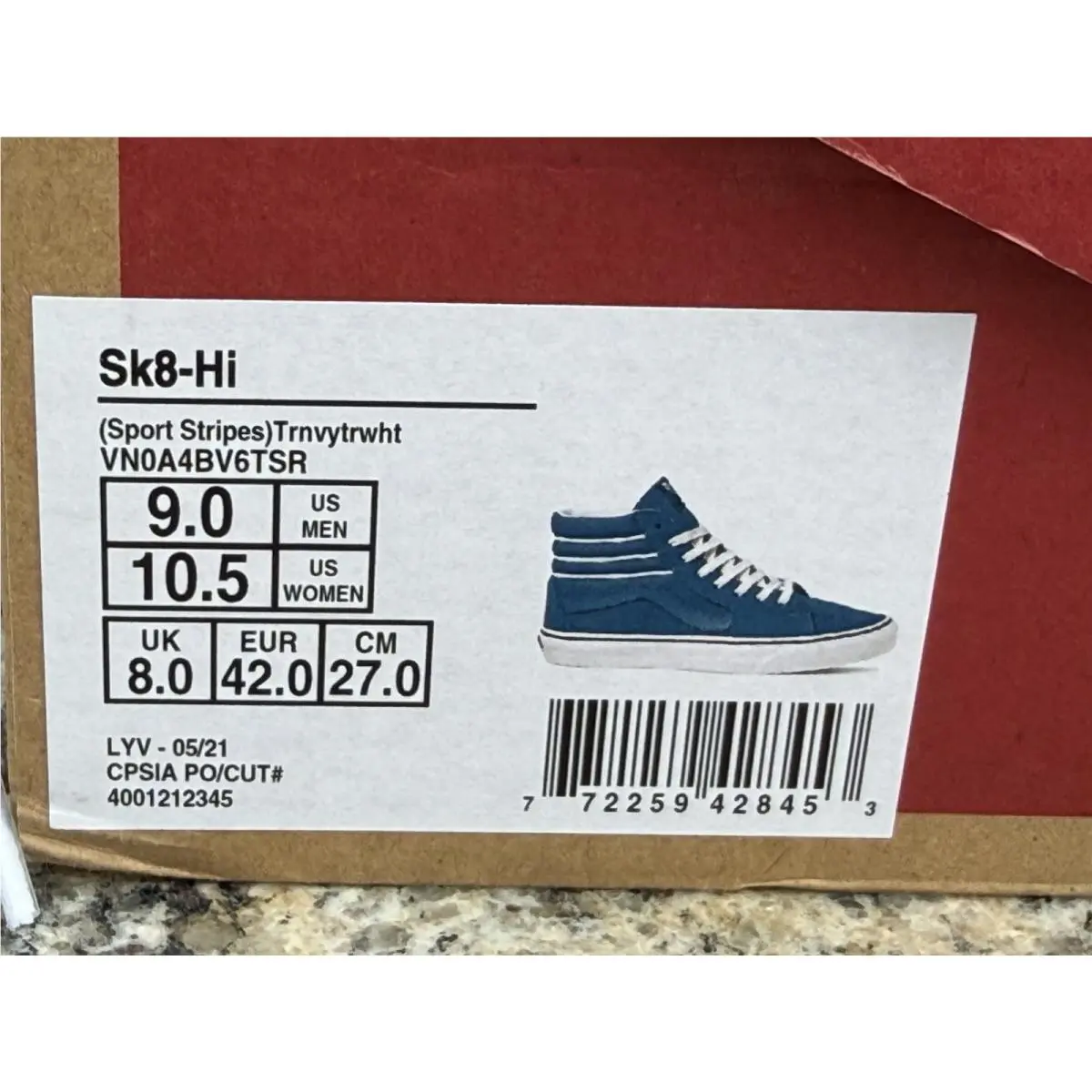Vans shoes - VANS Sk8-Hi - Blue 9