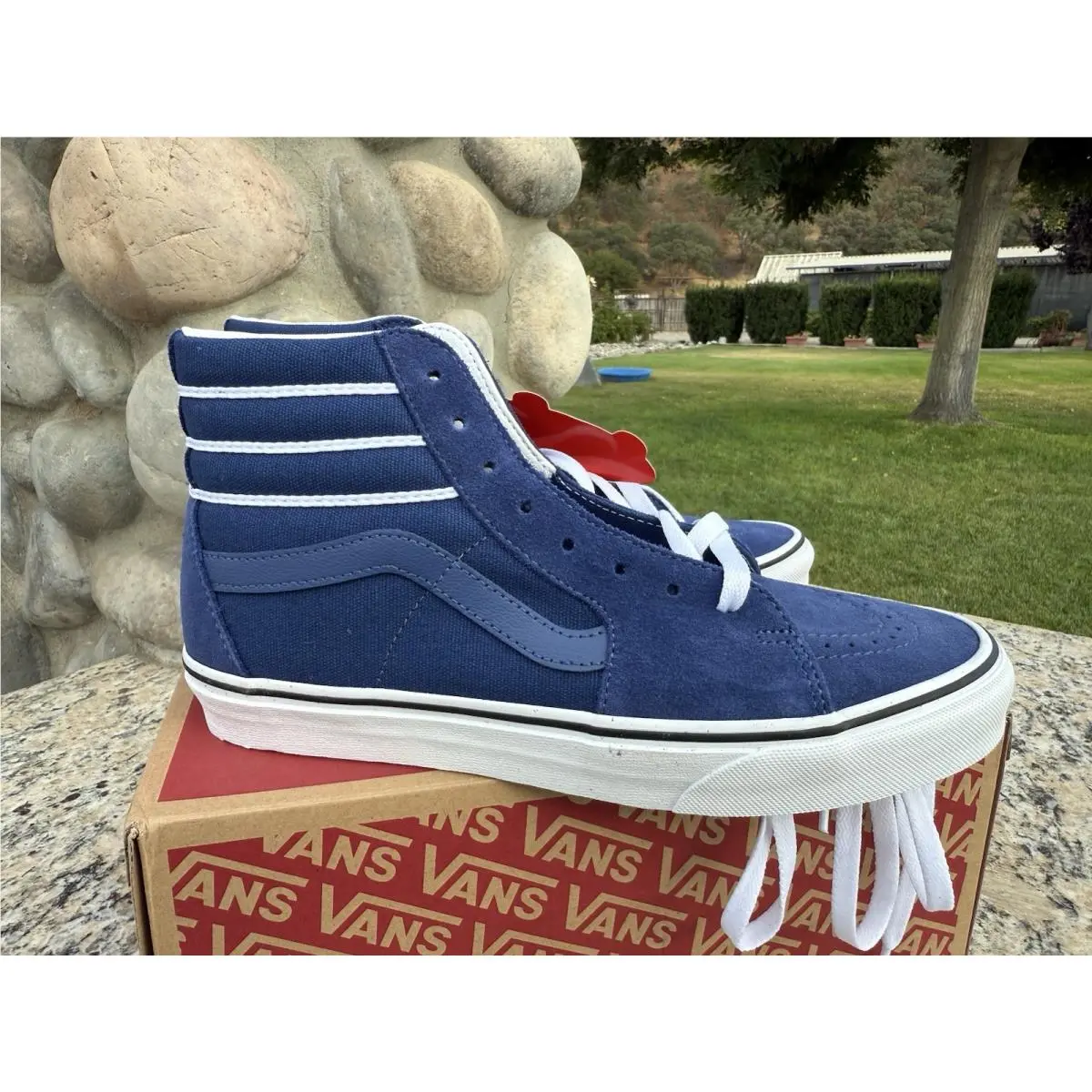 Vans shoes - VANS Sk8-Hi - Blue 4
