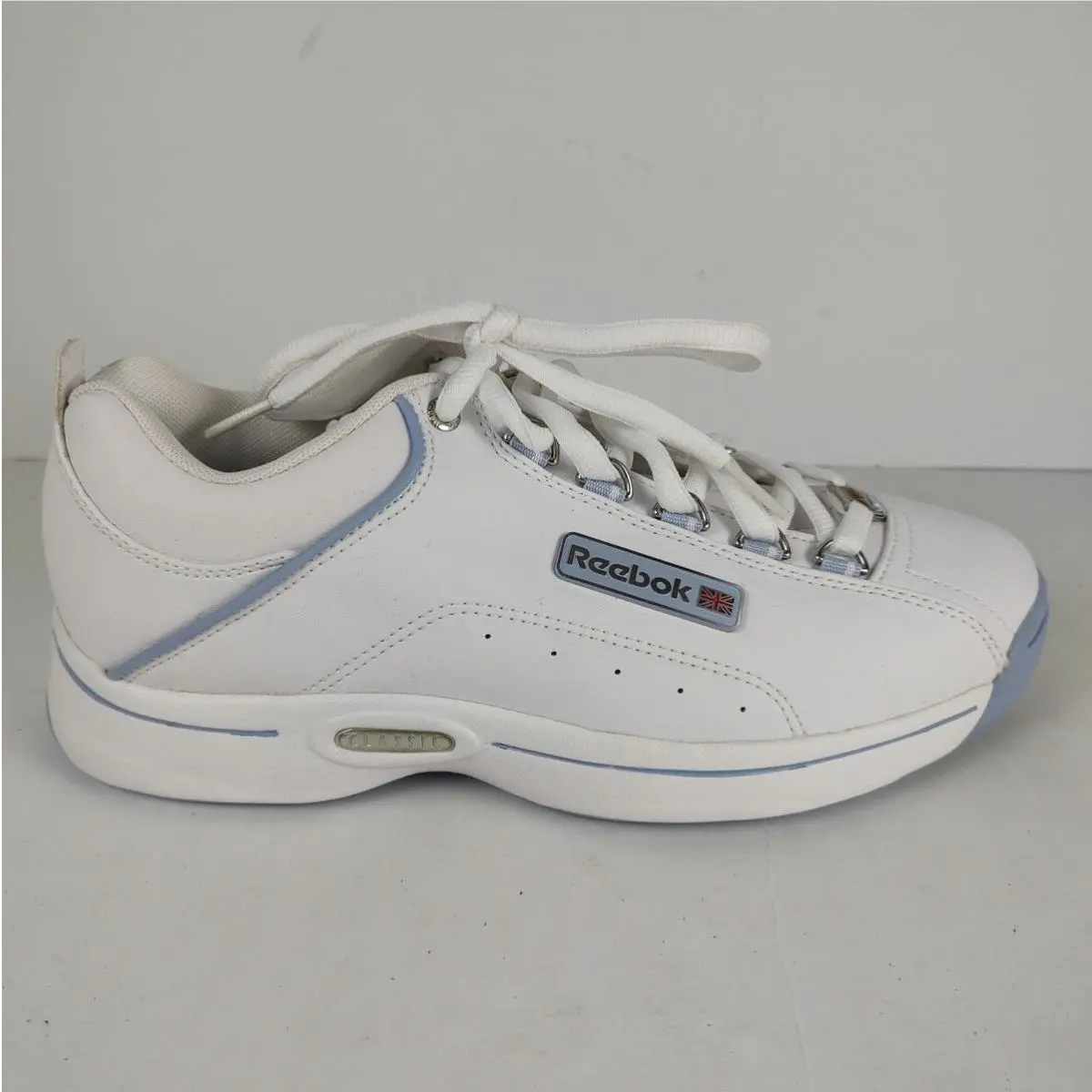 Vtg 1999 Reebok Californium II RB312 White Blue Deadstock OG Box Women`s 8.5