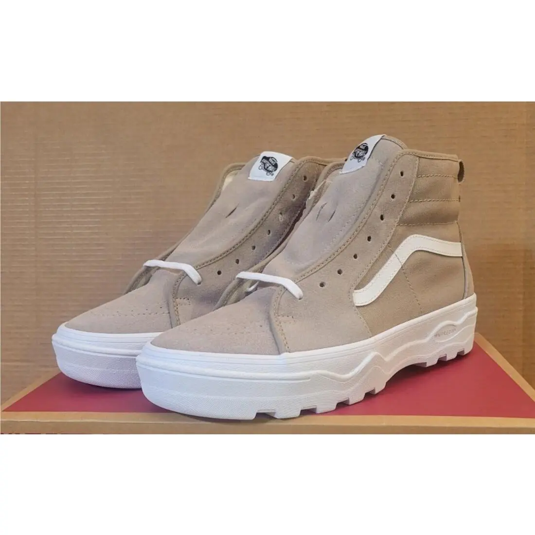 Vans Men`s Sentry Sk8-Hi WC Size 8.5 Light Brown VN0A5KY5LBR