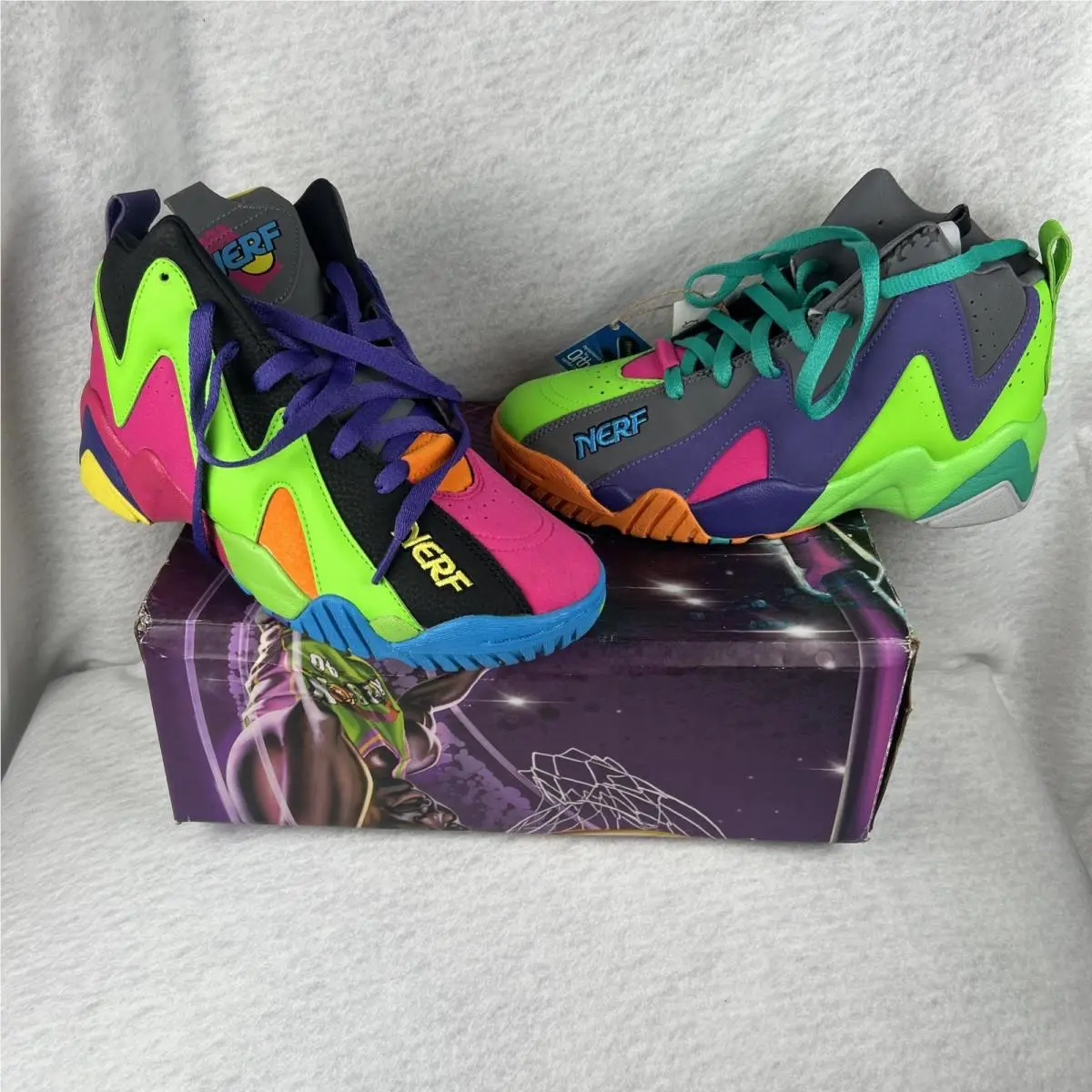 Reebok shoes - Reebok Kamikaze 2 - Kamikaze - GY8070 - Multicolor, Manufacturer: Black/Proud Pink/Solar Lime 1