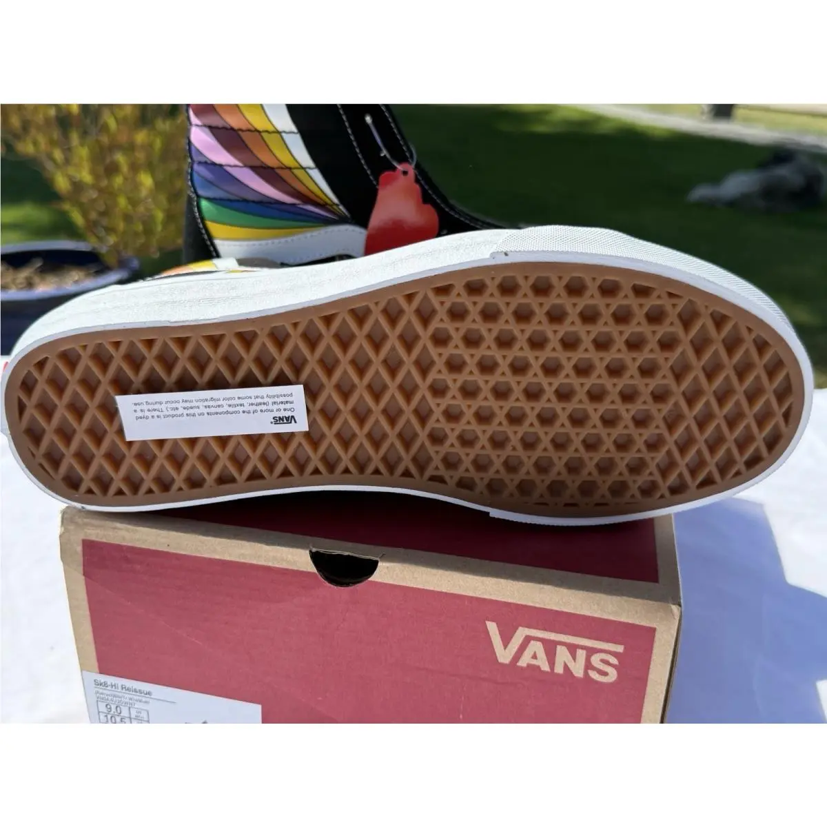 Vans shoes - VANS Sk8-Hi - Multicolor, Manufacturer: True White/Multi 10
