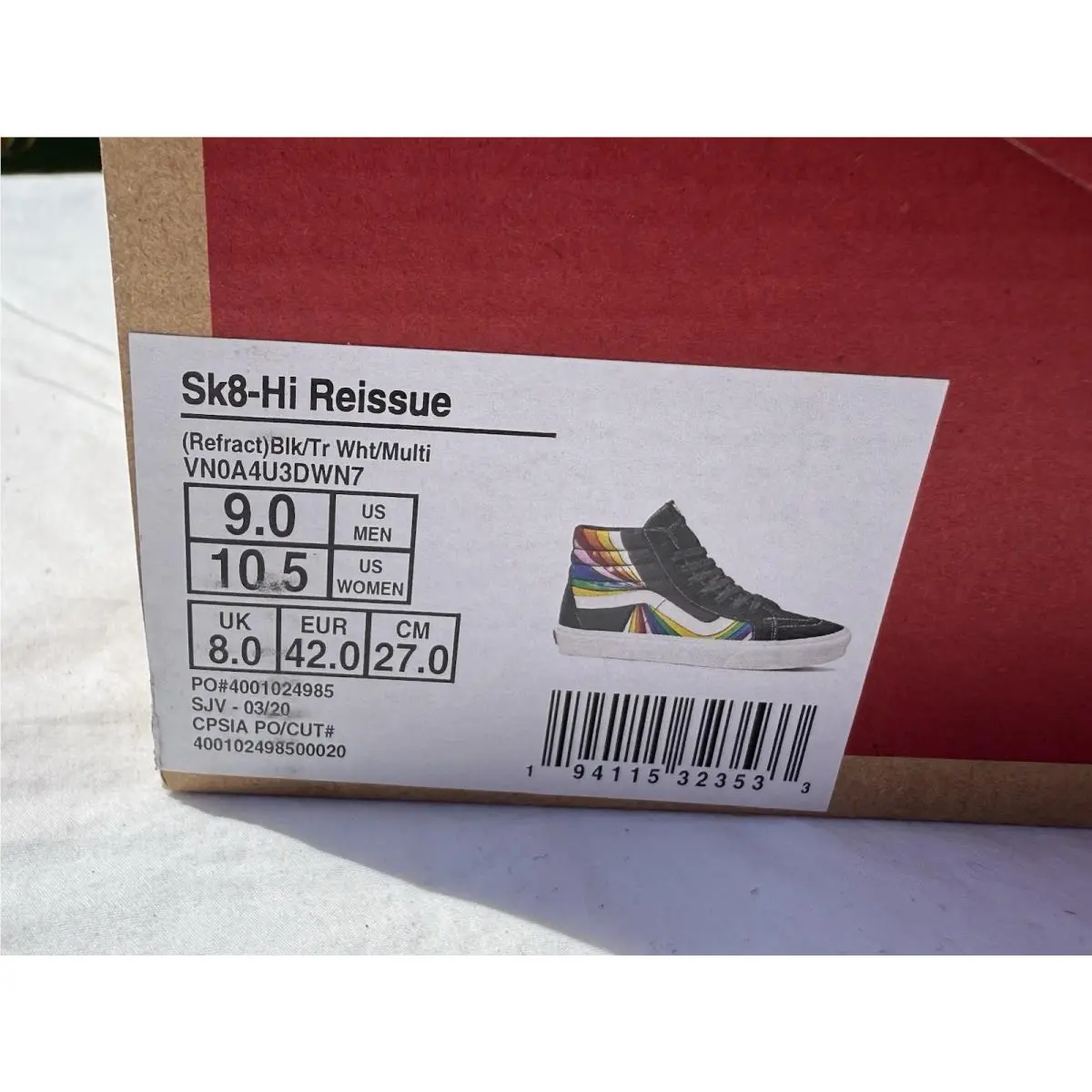 Vans shoes - VANS Sk8-Hi - Multicolor, Manufacturer: True White/Multi 9