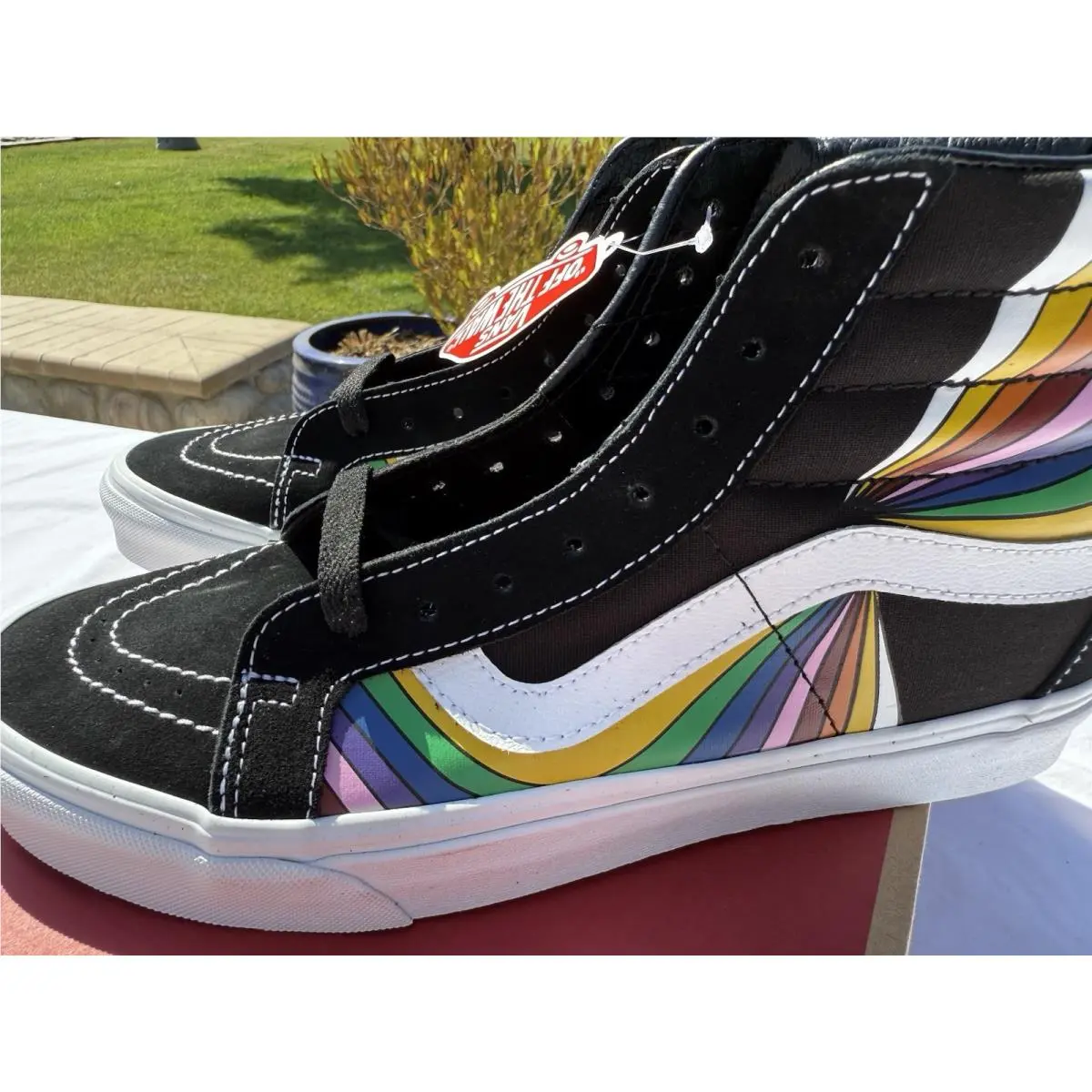 Vans shoes - VANS Sk8-Hi - Multicolor, Manufacturer: True White/Multi 1