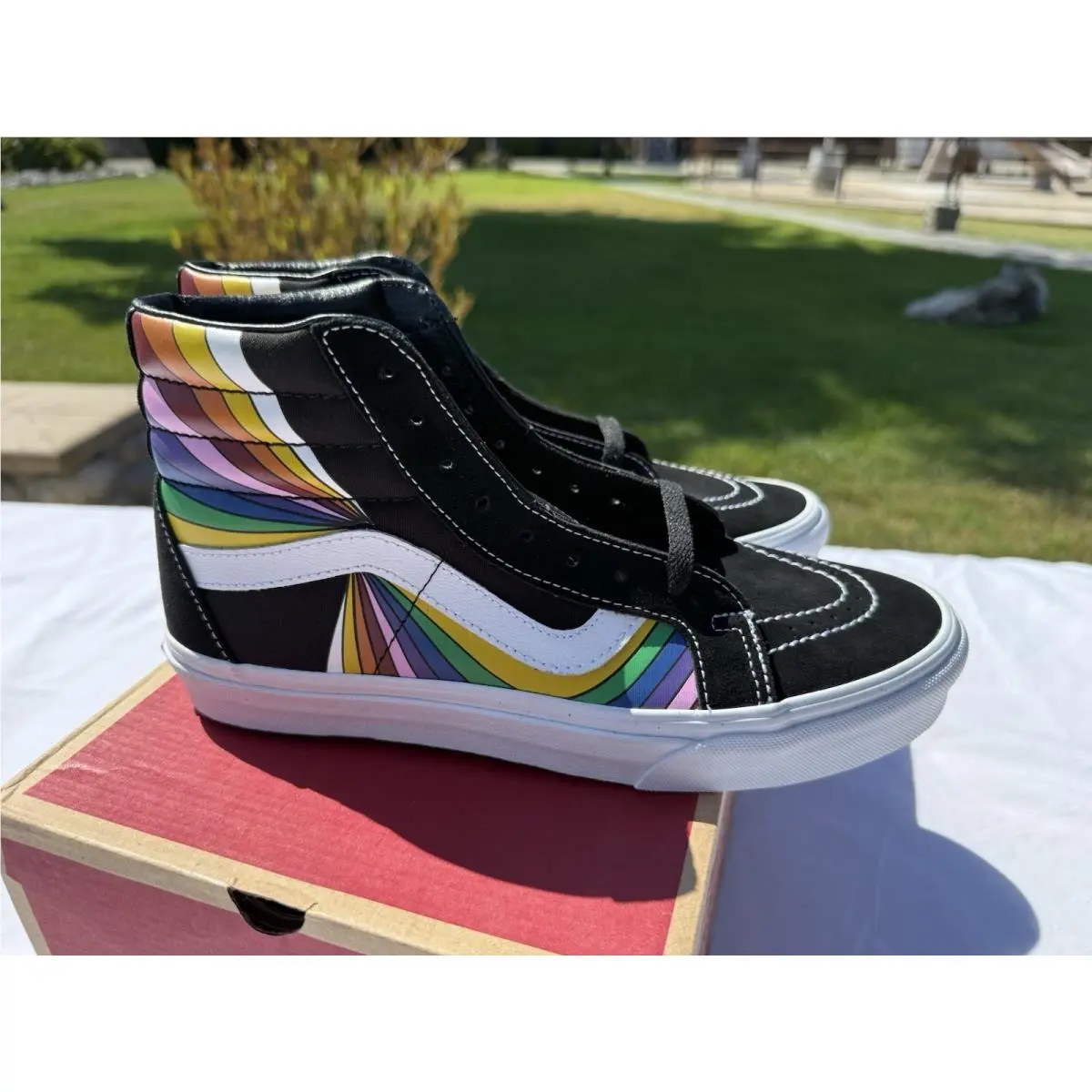 Vans shoes - VANS Sk8-Hi - Multicolor, Manufacturer: True White/Multi 5
