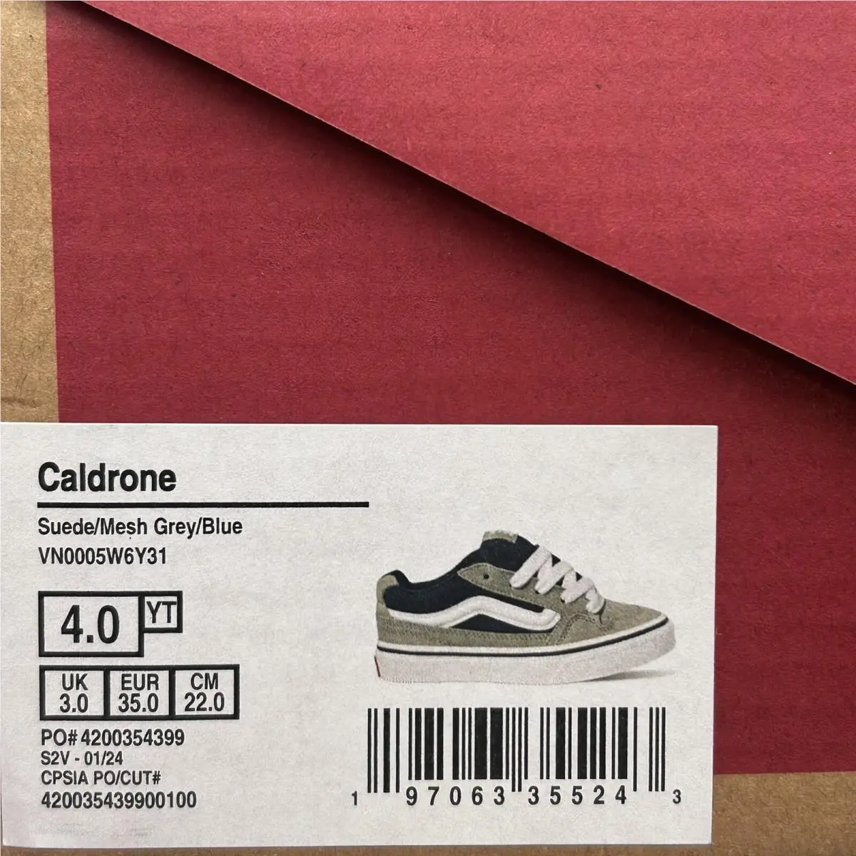 Vans shoes - VANS Caldrone - Caldrone - Gray/Blue (UPC: 197063355243) 9