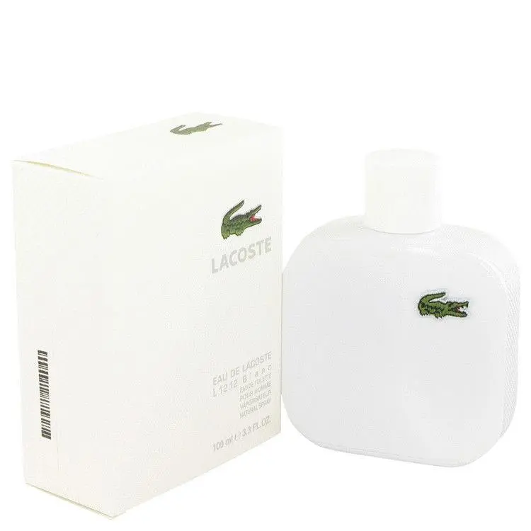 L.12.12 Blanc Pure Men 3.3 oz 100 ml Eau De Toilette Spray by Lacoste