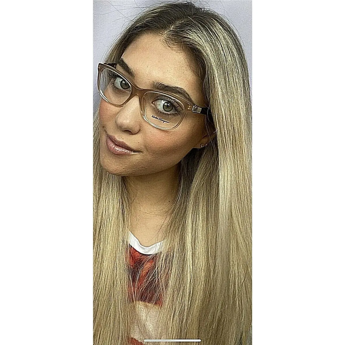 Salvatore Ferragamo SF2614 267 52-16-135 Beige Women`s Eyeglasses Frame