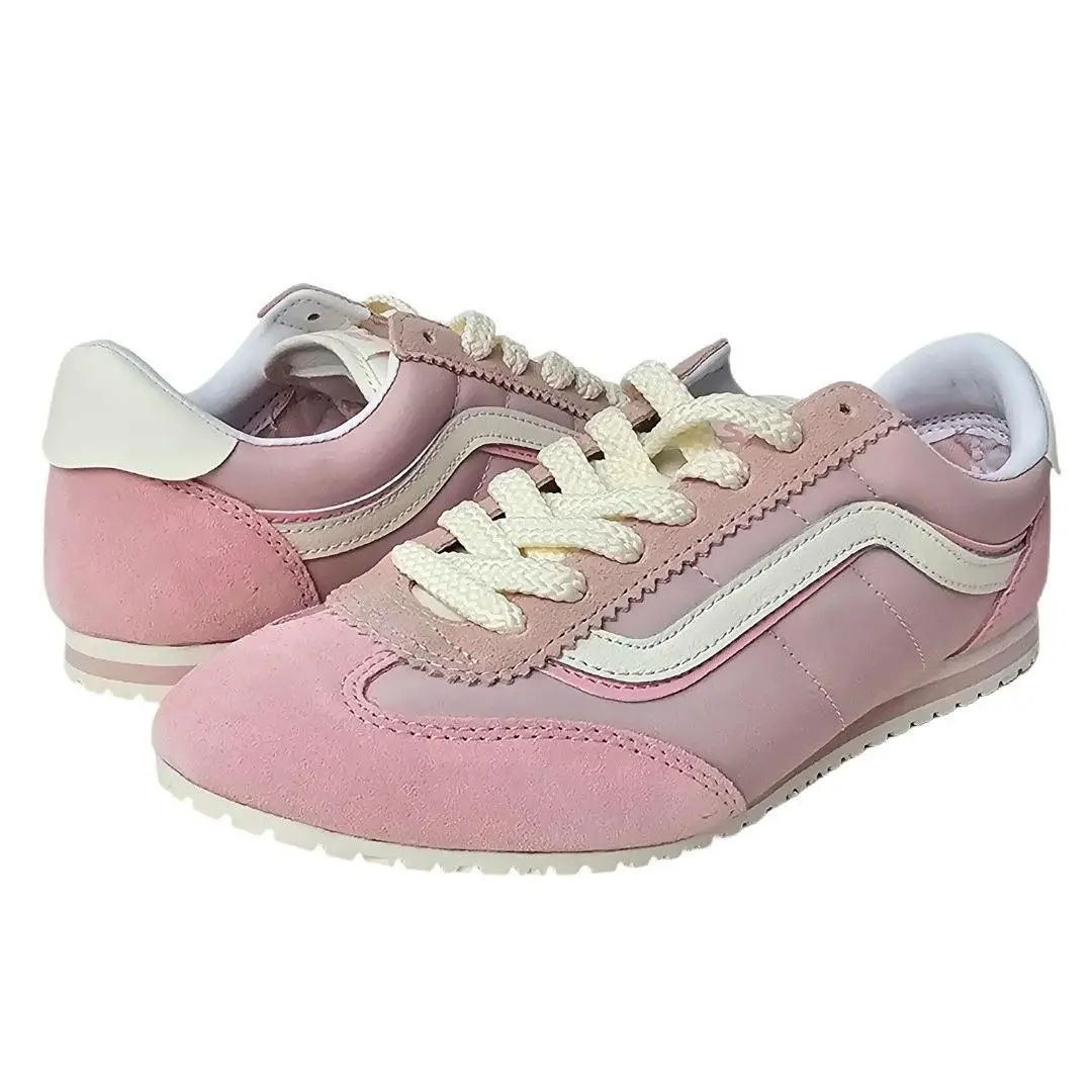 Vans Women`s 8.5 Super Lowpro Sneakers Shoes Sepia Rose