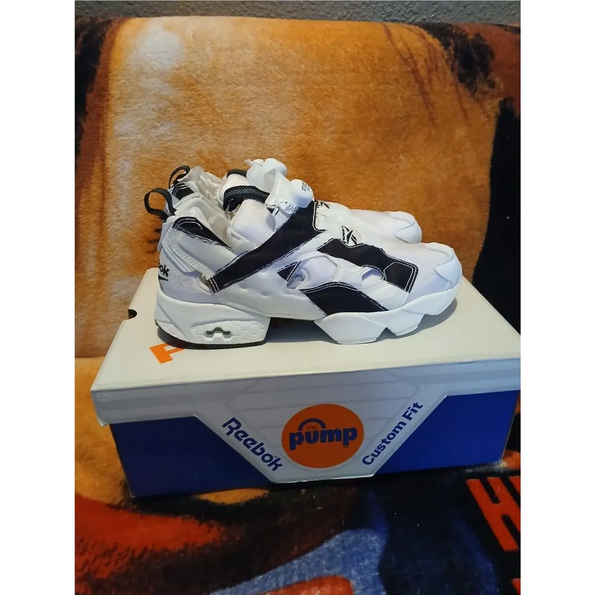 Reebok Instapump Fury OG White Black Men`s Sneakers Size 9.5