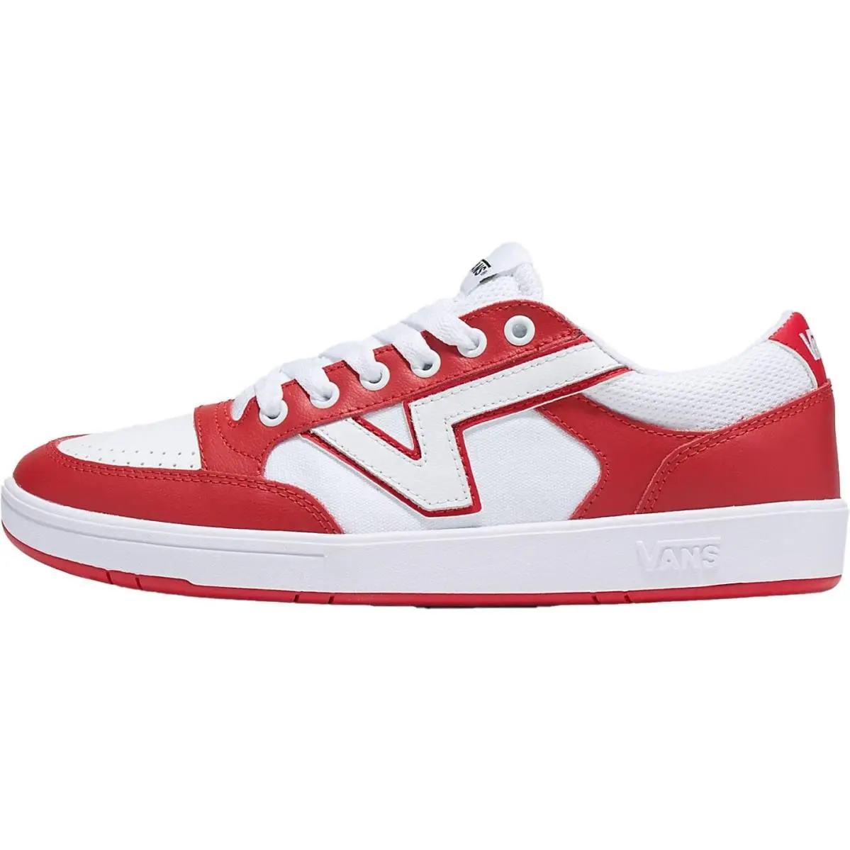 Vans - Lowland Cc Women`s Size 10.5 Color Red/true White Sneakers