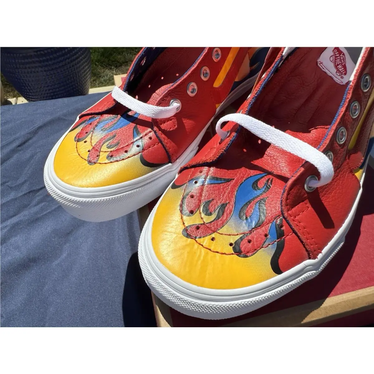 Vans shoes - VANS Sk8-Hi - Multicolor, Manufacturer: Racer Red/ True Blue 0