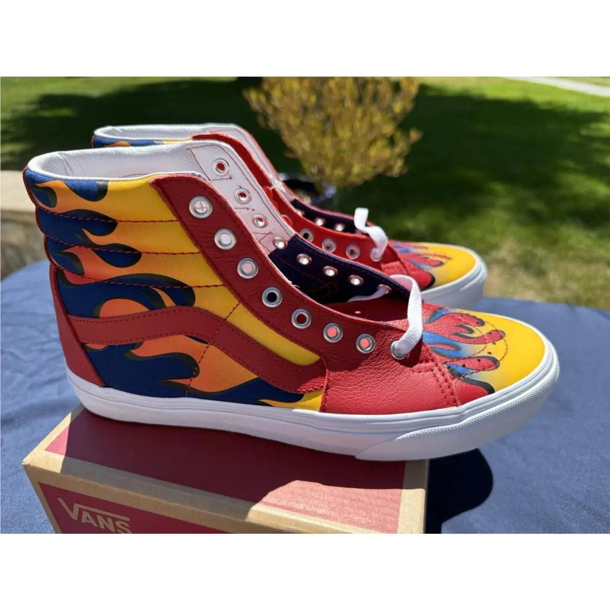 Vans shoes - VANS Sk8-Hi - Multicolor, Manufacturer: Racer Red/ True Blue 3