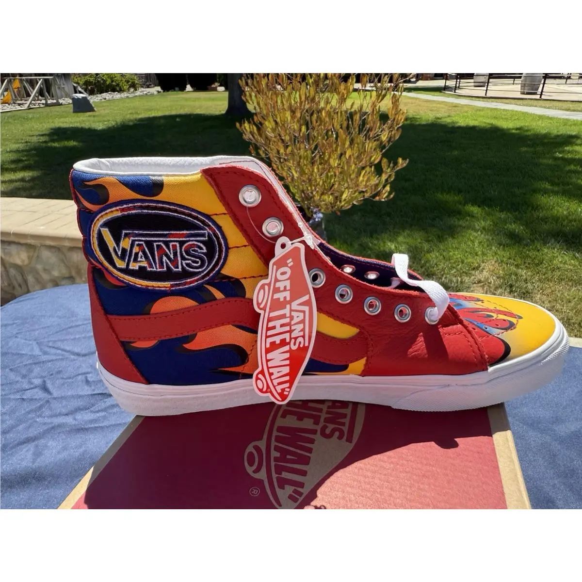 Vans shoes - VANS Sk8-Hi - Multicolor, Manufacturer: Racer Red/ True Blue 4