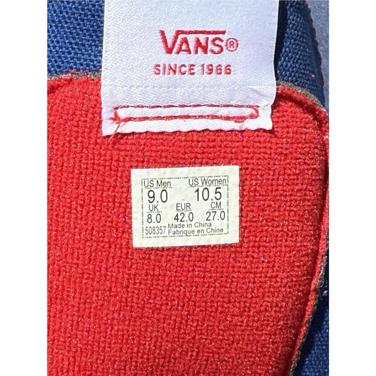 Vans shoes - VANS Sk8-Hi - Multicolor, Manufacturer: Racer Red/ True Blue 7