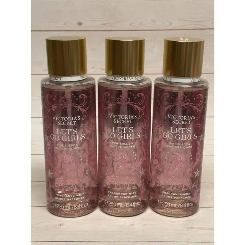 Victoria`s Secret Let`s Go Girls 8.4oz Fragrance Mist x3