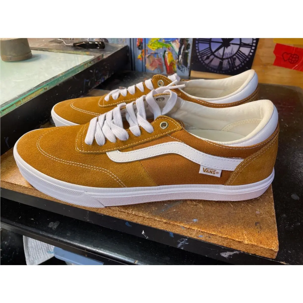 Vans Gilbert Crockett Golden Brown Size US 12 Men VN0A5JIF1M7 Sneakers