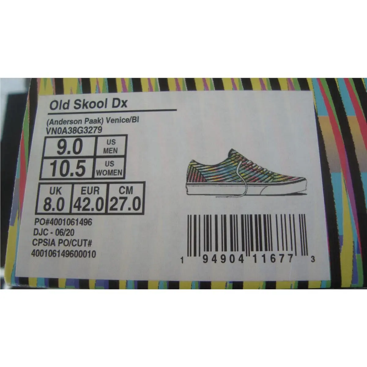 Vans shoes - Vans Anderson Paak Old Skool Dx Venice - Multicolor 2
