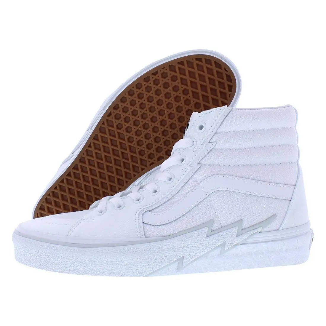 Vans Sk8-Hi Bolt Unisex Shoes Size 10 Color: Mesh White