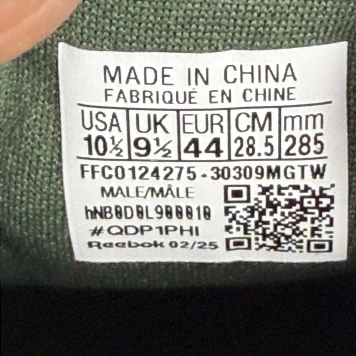 Reebok shoes - AR30309M-GTW - AR30309M-GTW - Green 9