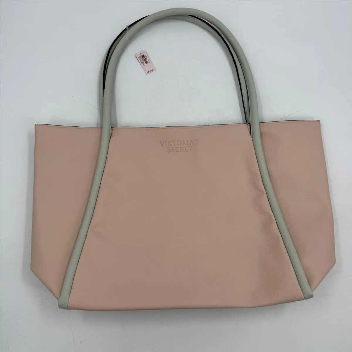 Victoria`s Secret Tote Bag Purse Handbag Pink Gray Trim