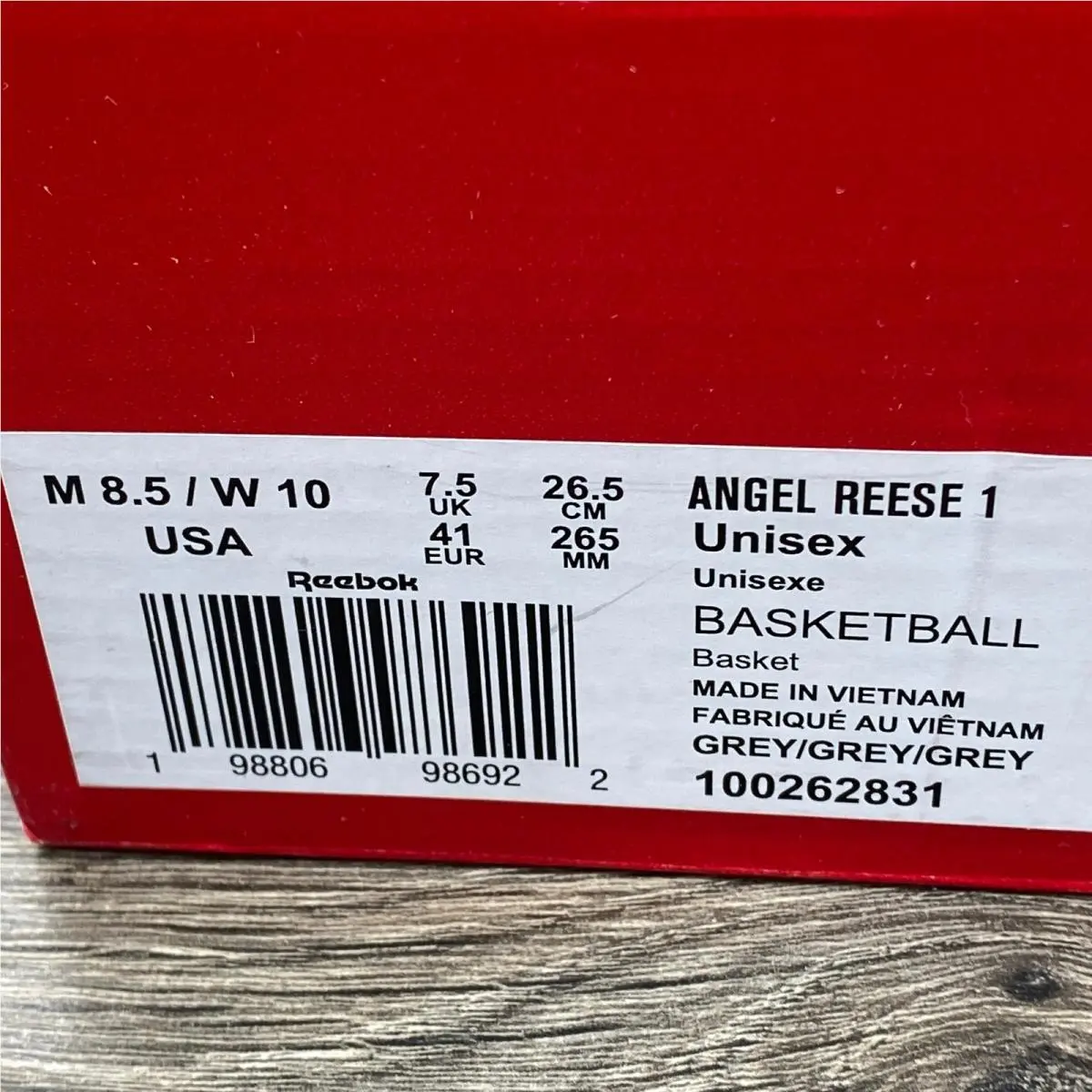 Reebok shoes - Angel Reese 1 - Angel Reese - Gray 1