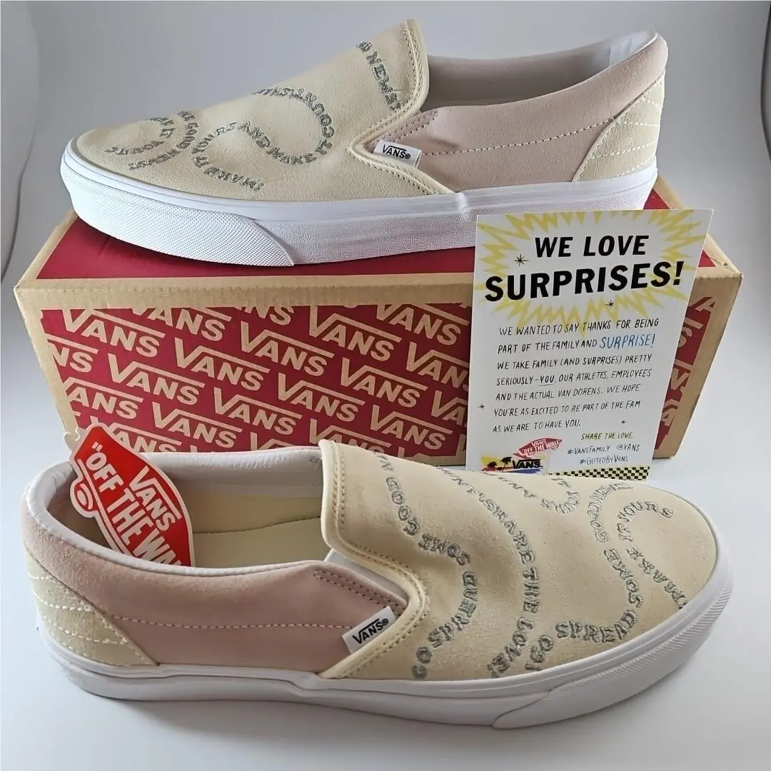 Vans Slip-on Vans Family Exclusive Make It Yours 10.5 Men`s Size