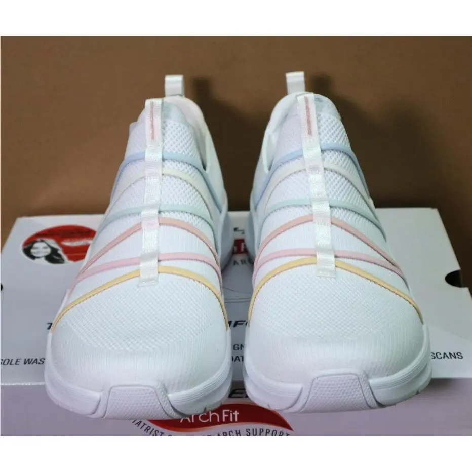 Skechers shoes - Skechers Arch Fit Bright Stride - White/Multi 6