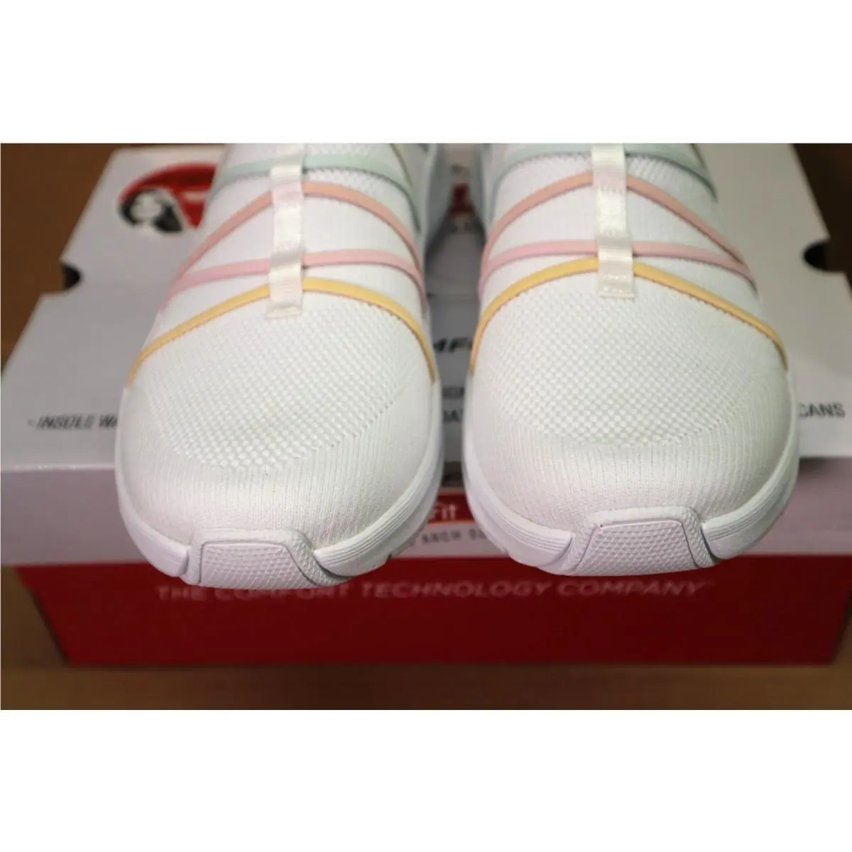 Skechers shoes - Skechers Arch Fit Bright Stride - White/Multi 7