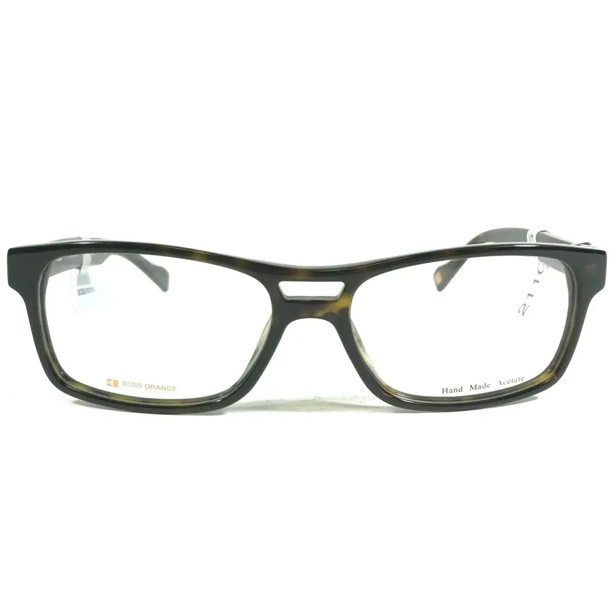 Boss Orange BO0078 086 Eyeglasses Frames Tortoise Rectangular Full Rim 53-16-140 by Hugo Boss