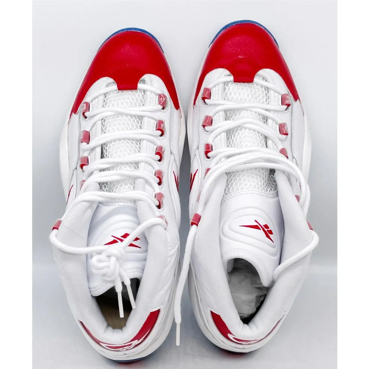 Reebok shoes - Reebok Question Mid - Question Mid - 79757 - White Pearlized Red 6