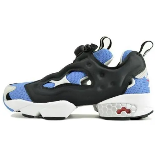 Reebok Unisex Instapump Fury 94 Running Shoes Blue Black White Size 8.5 Men