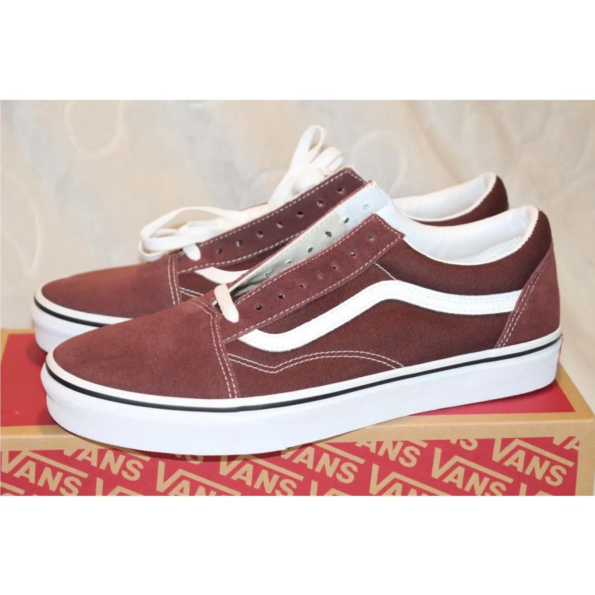 Men`s Vans Old Skool Skate Shoes Color Theory Bitter Choco Men`s 10