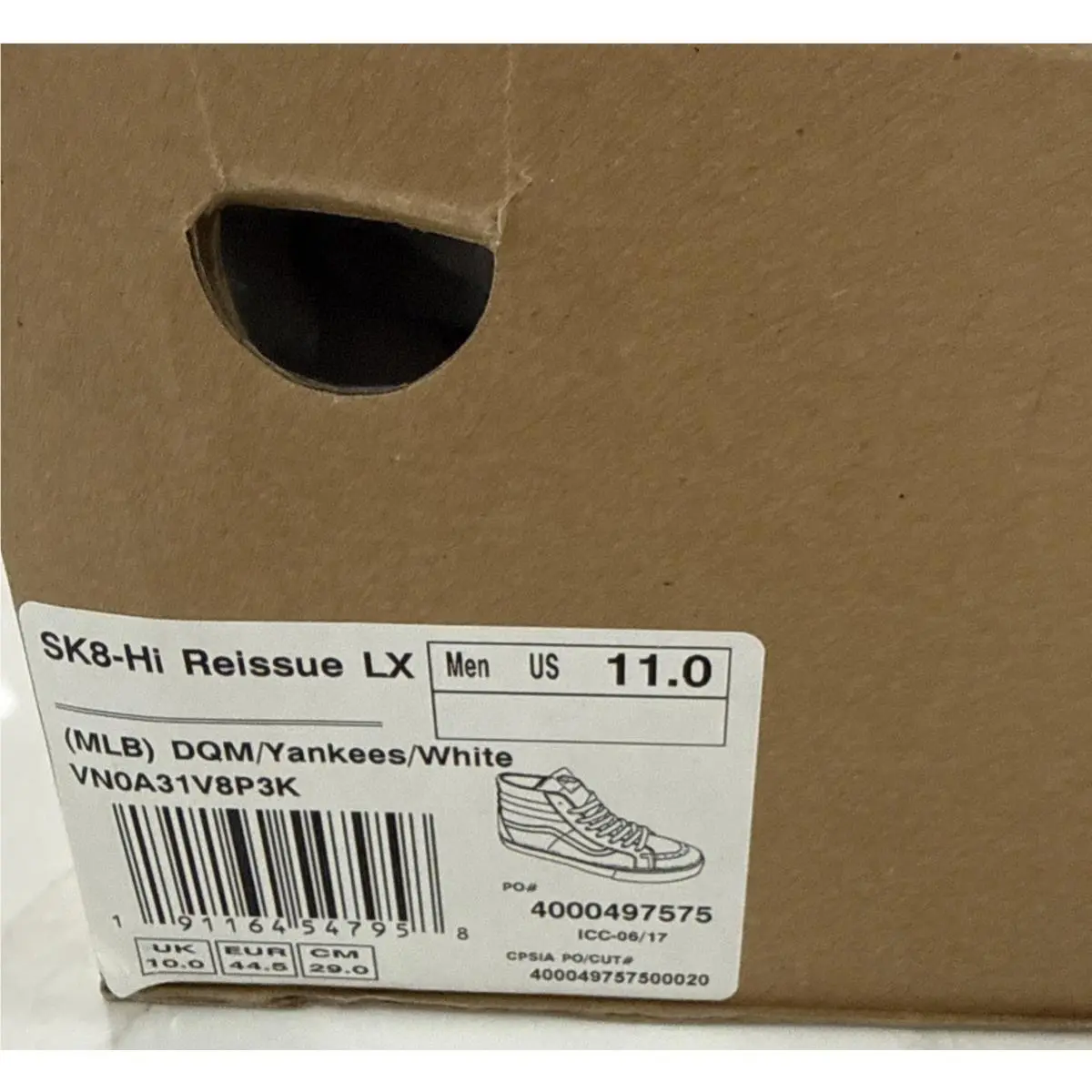 Vans shoes - VANS SK8 - White (UPC: 191164548467) 10