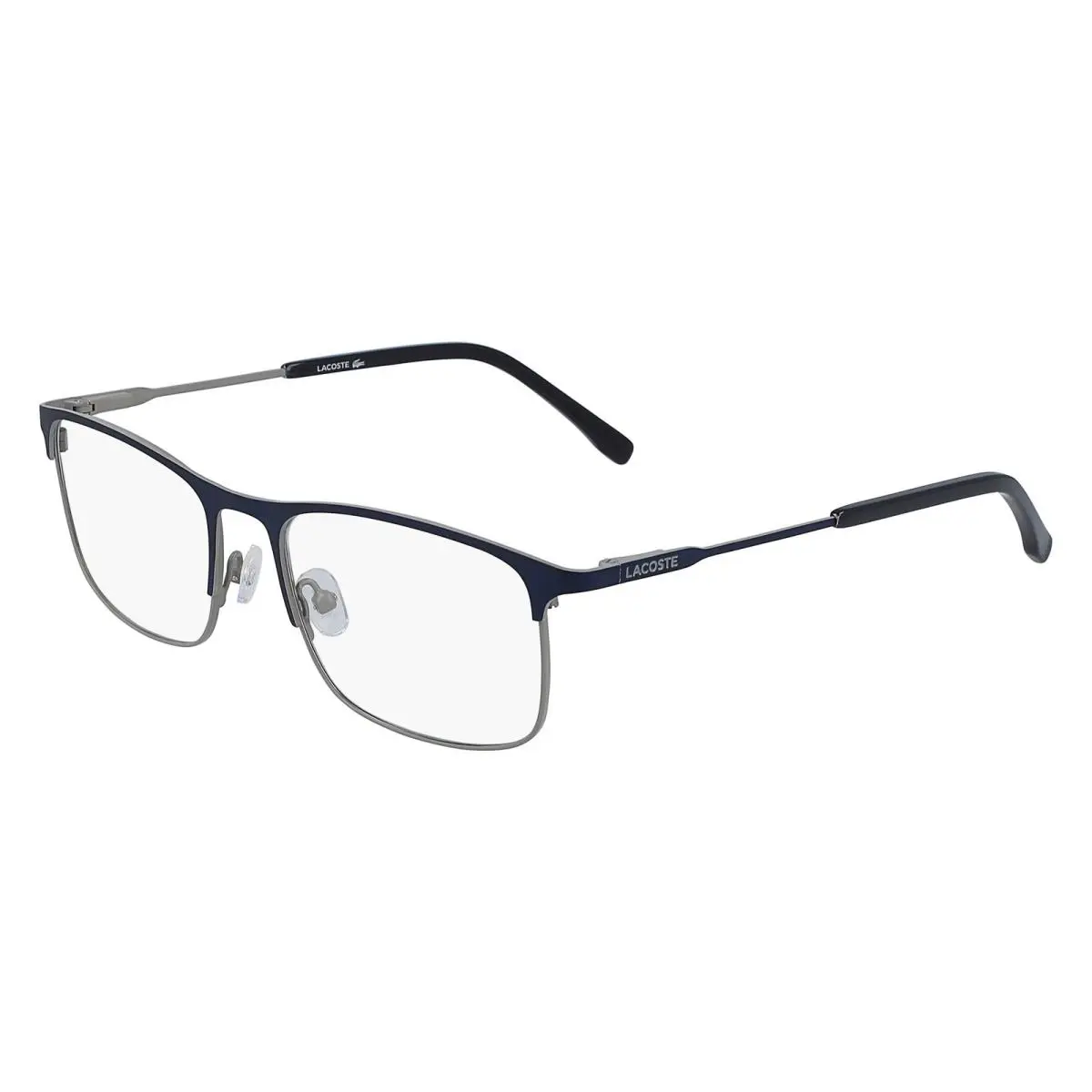 Men`s 54 mm Matte Blue Eyeglasses L2252G-424-54 by Lacoste